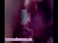 Шалава из Таджикистана в чулках принимает хуй ловко